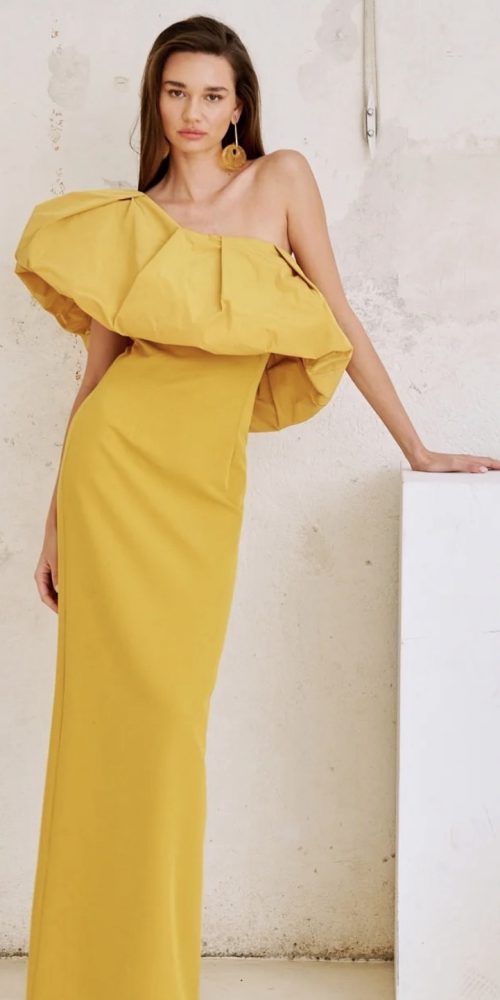 Drew and Corch Yellow Gown - €90 per week
